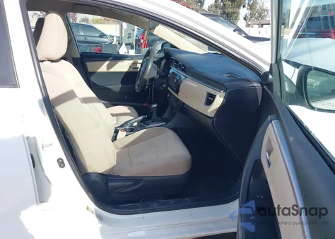 2015 Toyota Corolla Le z USA, uszkodzony, nr VIN 2T1BURHE9FC288925